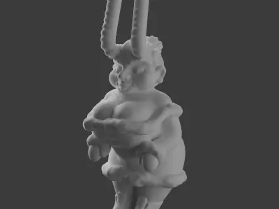Mrs Krampus 3D print model
