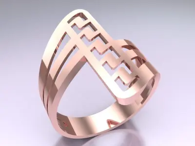 Ring SN584 Free 3D print model