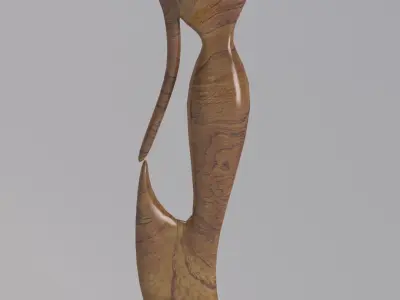 Modern Female Sculpture 3D model
