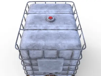 IBC Container 4 Low-poly 3D model
