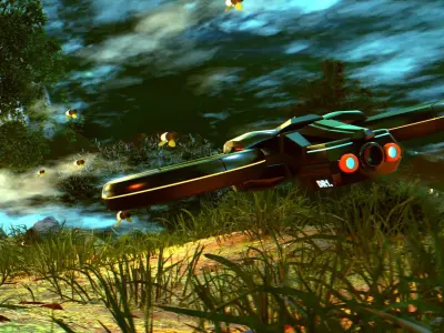 Drone Concept DR1 Free 3D model