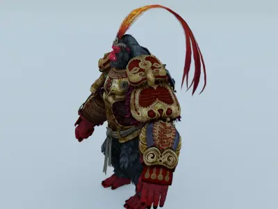 Gorilla Monkey kong 3D model