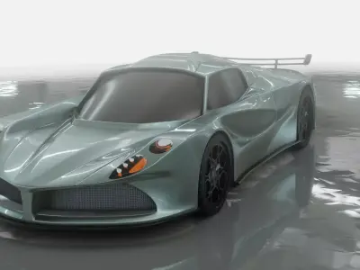 SportsCar Design 3D model