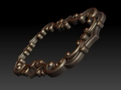 Decorative frame 6 3D model