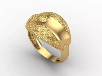 Women Plain Ring STL Models Womens Ring 3dmodels 3D print model 3D print model 41