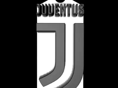 Juventus keychain 3D print model