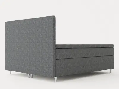 Joluma Complete Bed Package Continental Bed 160x200 Low-poly 3D model