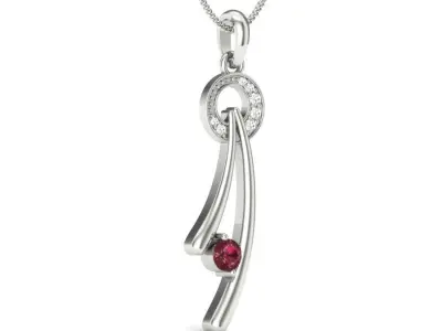 Women pendant  3D print model