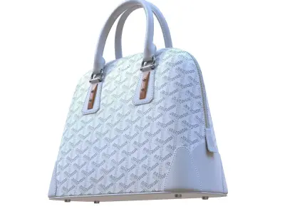 Goyard Vendome Bag White Low-poly 3D model