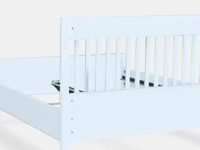 SONGESAND Bed frame 1 3D model