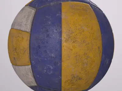 Old Volleyball 3D model