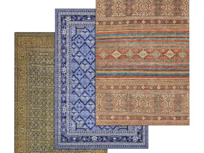 Rug Set 1898 3D model