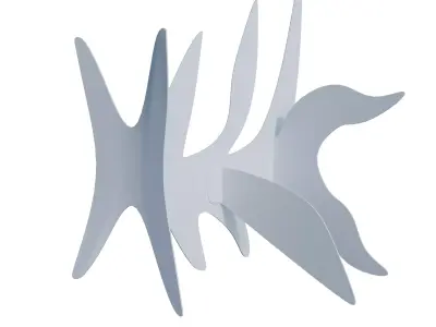 Alexander Calder Sculpture Replica 04 Low-poly 3D model