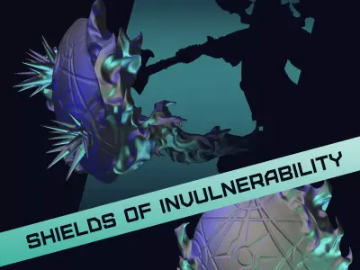  Magic Shield of Invulnerability Free 3D print model