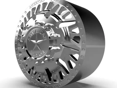 AMERICAN FORCE H12 SIDEWINDER DRW WHEEL 3D print model