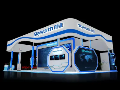 Exhibition - Area - 18X12-3DMAX2009-019 3D model