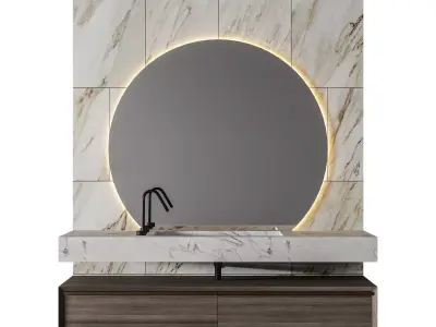 Luxury Bathroom 211 3D model