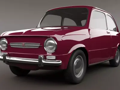 Fiat 850 3D model