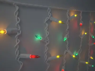 Strings Christmas Light V3 3D model