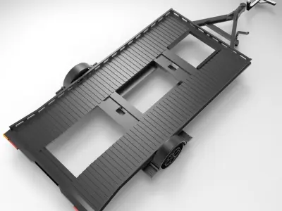 Trailer 3D print model
