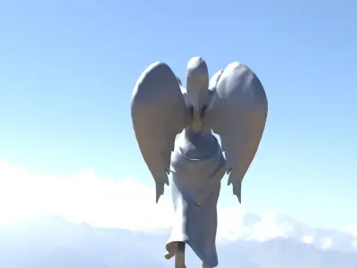 Angel Miniature 3D print model