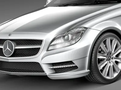Mercedes-Benz CLS Shooting Brake 2013 3D model