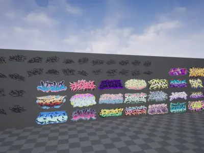 Graffiti Pack Decals VI Texture