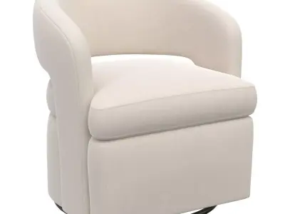 Kourtney Swivel Lounge Chair 3D model