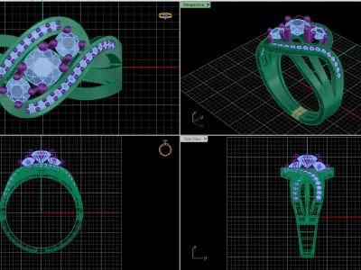 jewelry ring 198 3D print model
