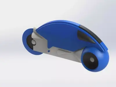 lightcycle from tron 3D model