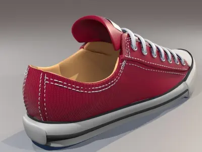 SHOE CONVERSE STYLE  3D model