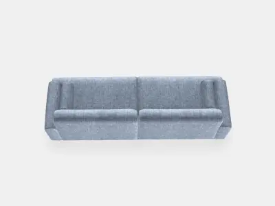 LANGARYD 3-seat sofa 3 Low-poly 3D model