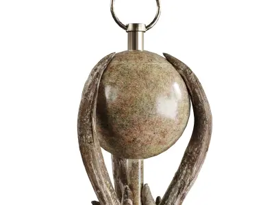 Antler Chandelier 3D model