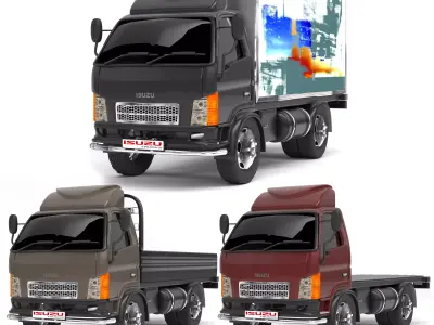 isuzu truck 3D model