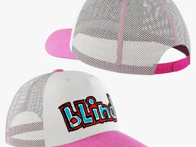 decorative set pink 3D model