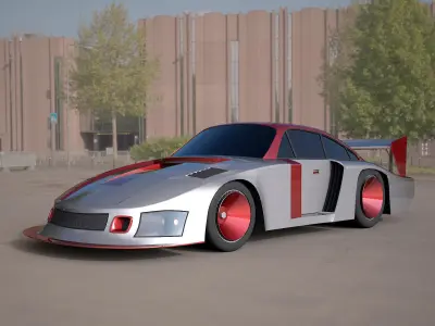  nascar racing vehicle 3d model 3D model