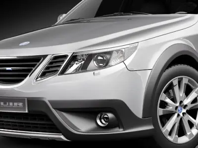 Saab 9-3x 2010 3D model