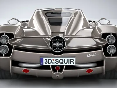 Pagani Utopia 2023 3D model