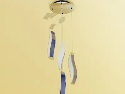 3 Pendant Lamps Collection 3D model