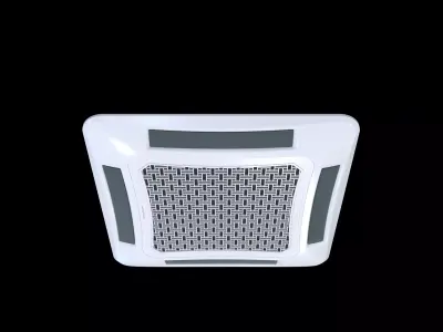 CEILING FAN-COIL  High Detailed 3D Model 3D model