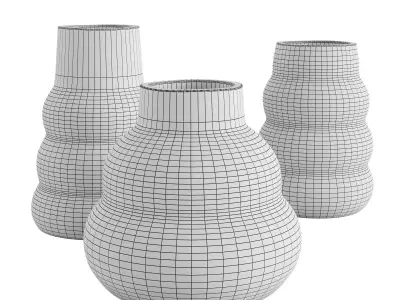 BX Ceramics Vase 3D model