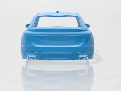Audi A5 Avant 2025 - Body Car STL Model 3D print model