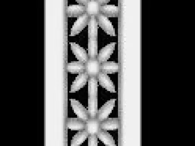 Patterned Ring 3D model Texture 3D print model 2