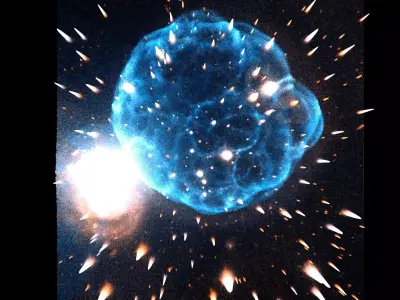 Soccer Ball Nebula 3D model