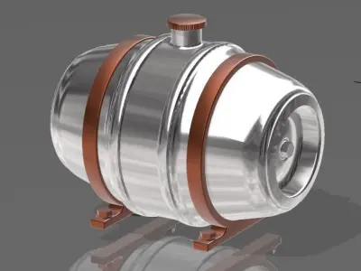 Olympia Keg Hot Rod Fuel Tank 3D print model