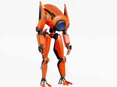 ANDROID MO Rigged for Unreal Engine - Unity - MIXAMO 3D model