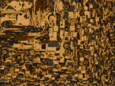 Desert Armored Tank Destroyer  3D print model