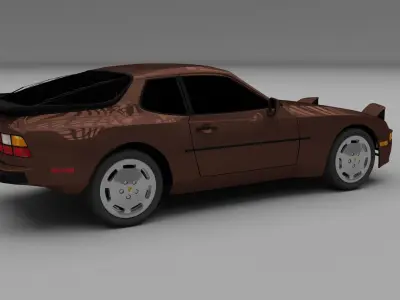 Porsche 944 S 3D model