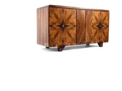 Elegant Wood Cabinet model pack Low-poly 3D model