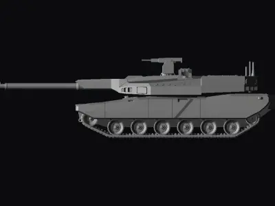 K3 black panther hyundai rotem 3D print model